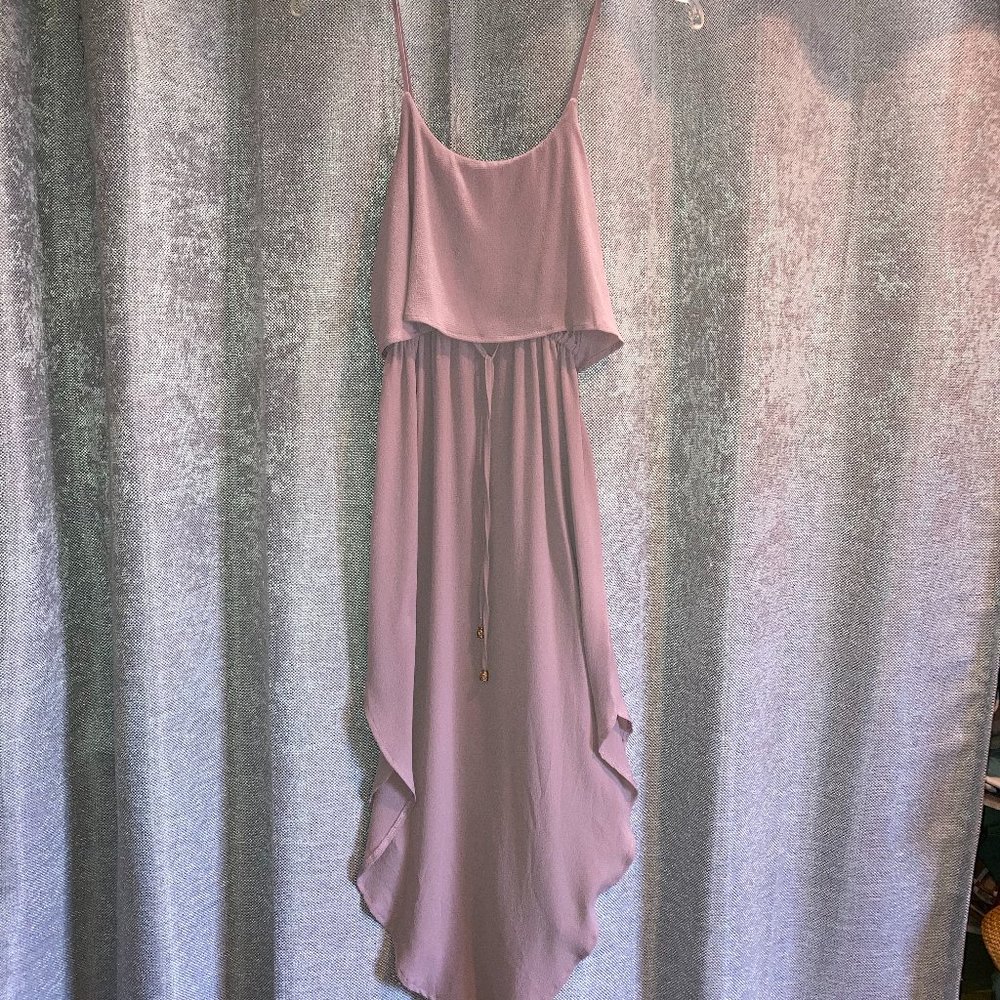 Pale Pink Spaghetti Strap Dress